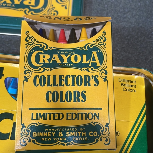 Two 1991 Crayola collection colors limited edition tin. Unused Sold together - Picture 5 of 9